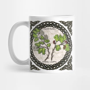 Celtic Tree Calendar - Hawthorn Mug